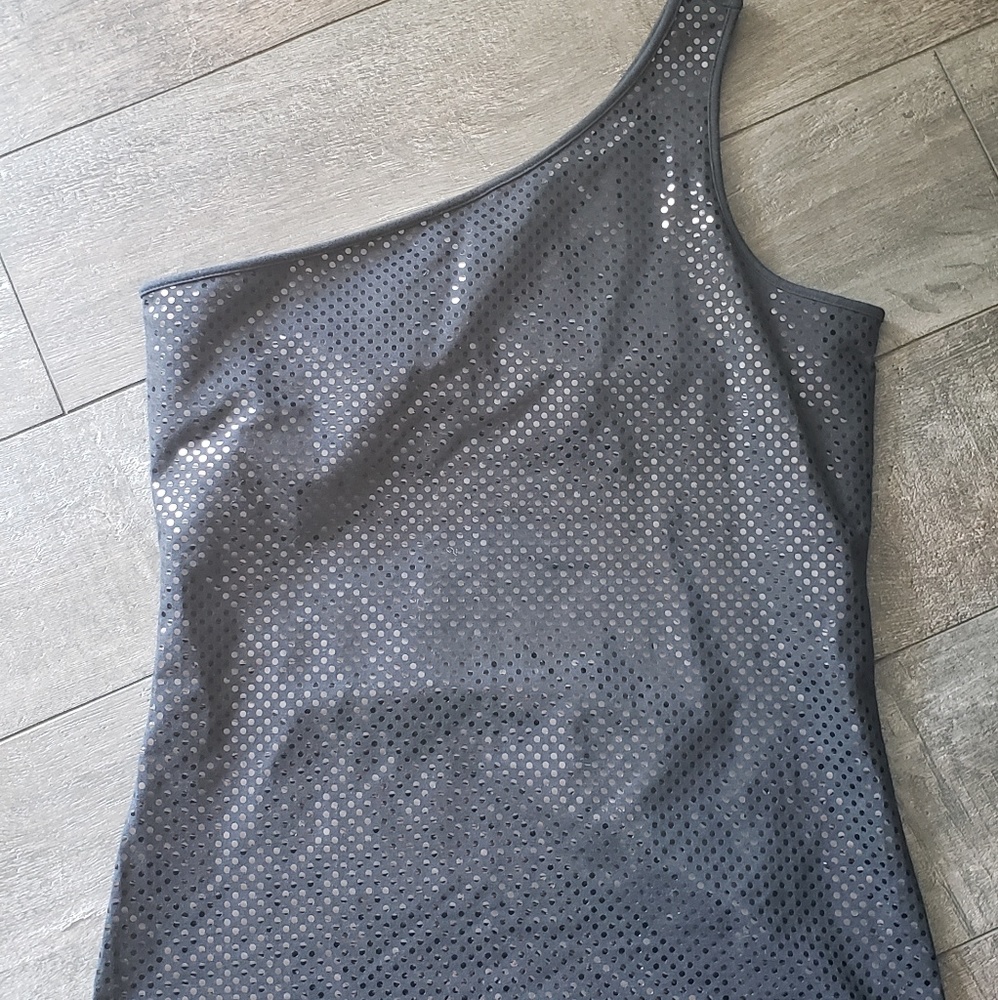 Express one shoulder dress top